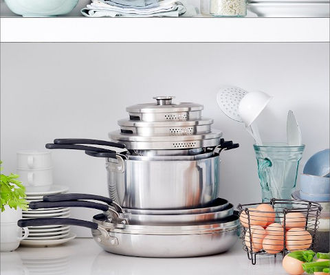 Fix handle stackable cookware