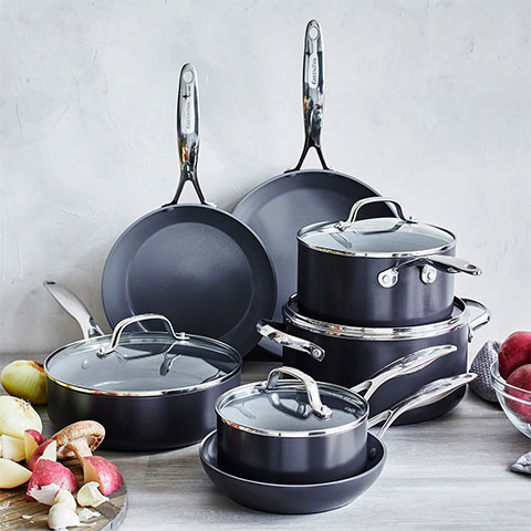 greenpan induction cookware set